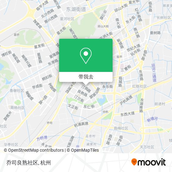 乔司良熟社区地图