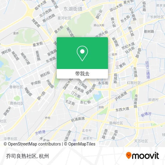 乔司良熟社区地图