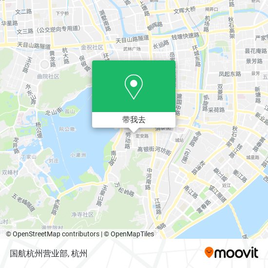 国航杭州营业部地图