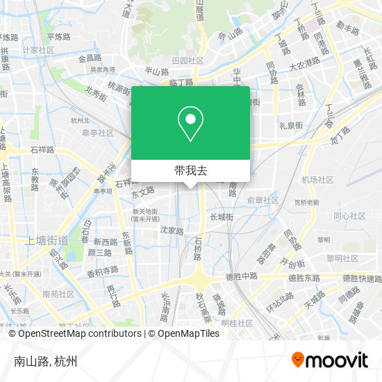 南山路地图