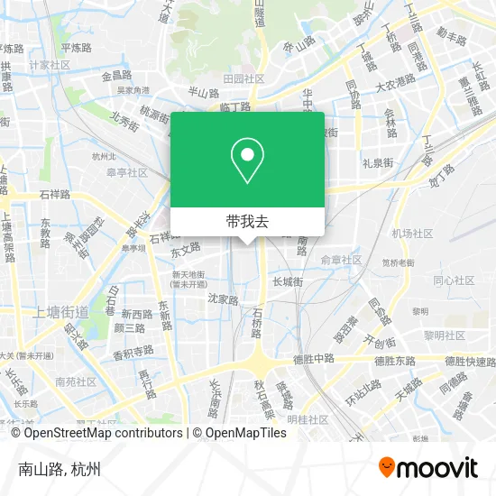 南山路地图