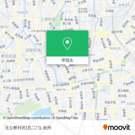 玉公桥社区(北二门)地图