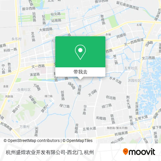 杭州盛煌农业开发有限公司-西北门地图