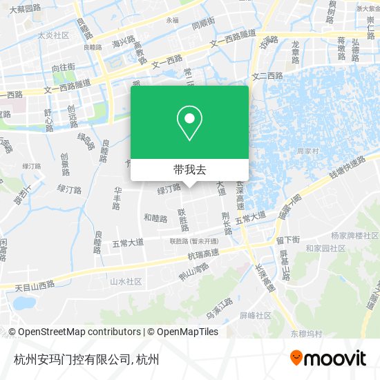 杭州安玛门控有限公司地图