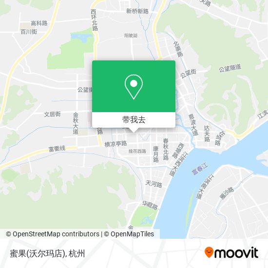 蜜果(沃尔玛店)地图