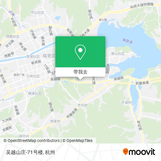 吴越山庄-71号楼地图