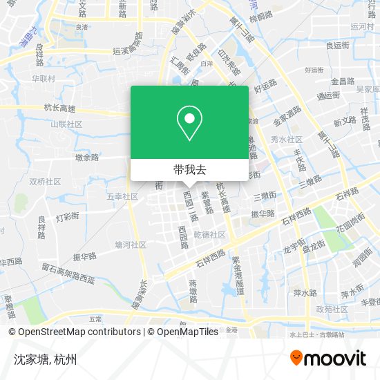 沈家塘地图