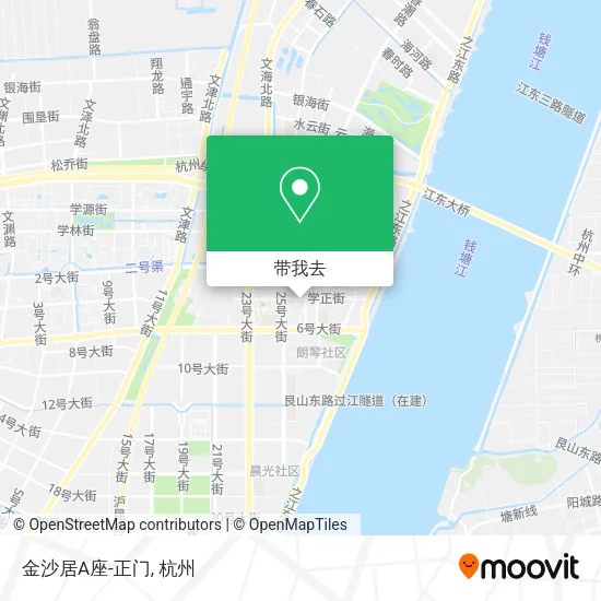 金沙居A座-正门地图