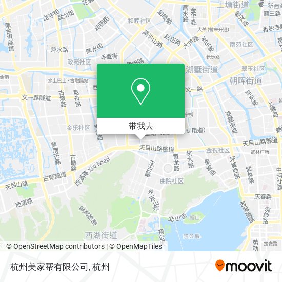 杭州美家帮有限公司地图