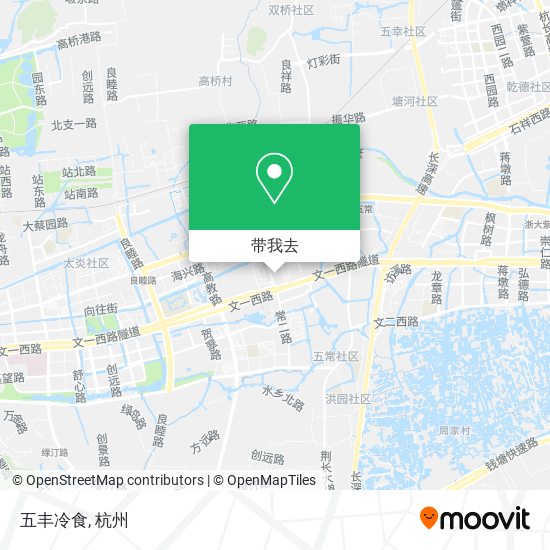 五丰冷食地图