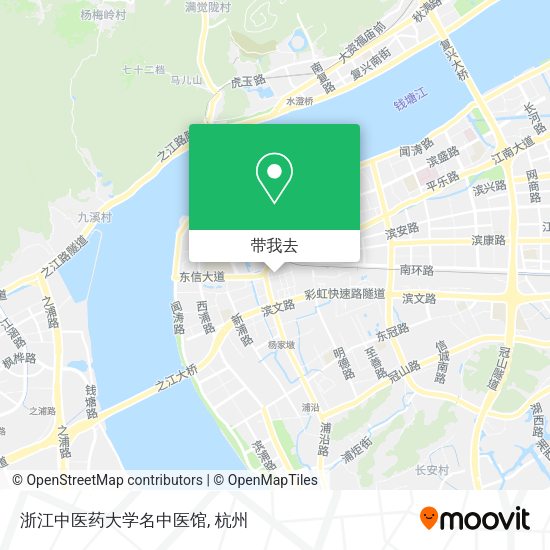 浙江中医药大学名中医馆地图