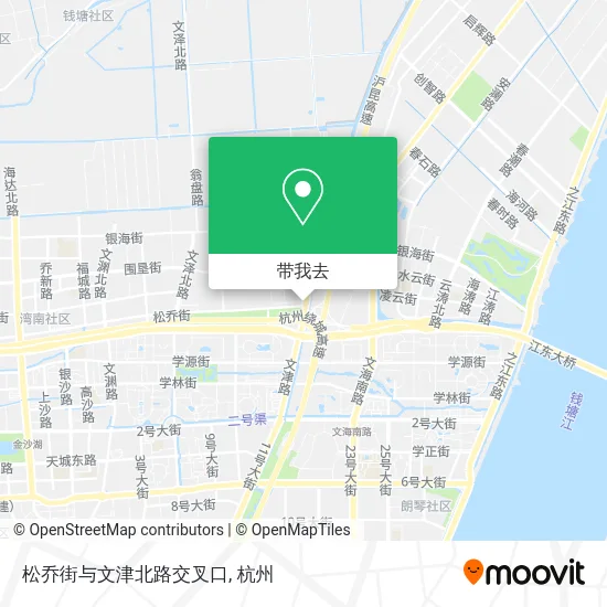 松乔街与文津北路交叉口地图