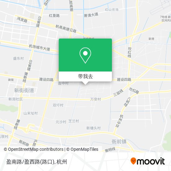 盈南路/盈西路(路口)地图