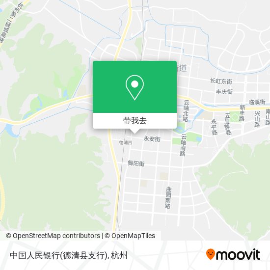 中国人民银行(德清县支行)地图