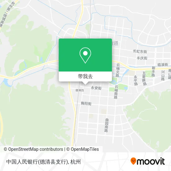 中国人民银行(德清县支行)地图