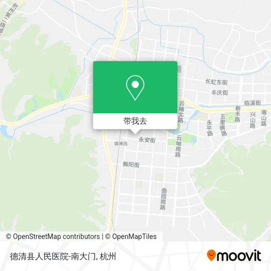 德清县人民医院-南大门地图