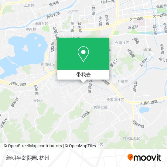 新明半岛熙园地图