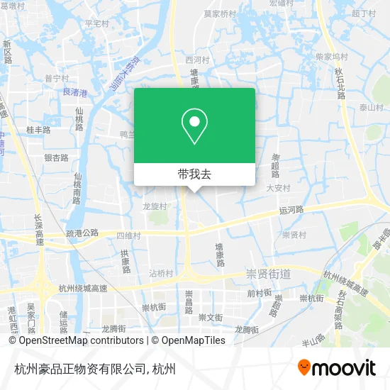 杭州豪品正物资有限公司地图