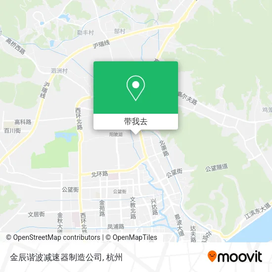 金辰谐波减速器制造公司地图