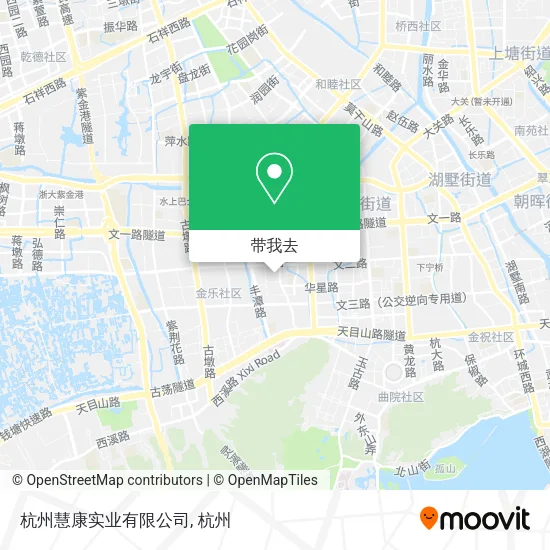 杭州慧康实业有限公司地图