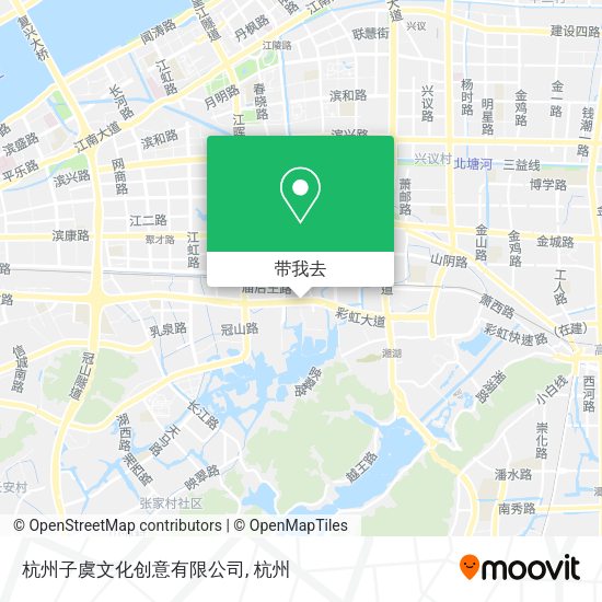 杭州子虞文化创意有限公司地图