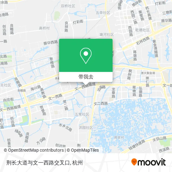 荆长大道与文一西路交叉口地图