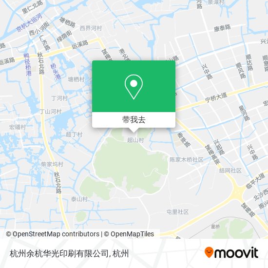 杭州余杭华光印刷有限公司地图