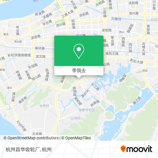 杭州昌华齿轮厂地图