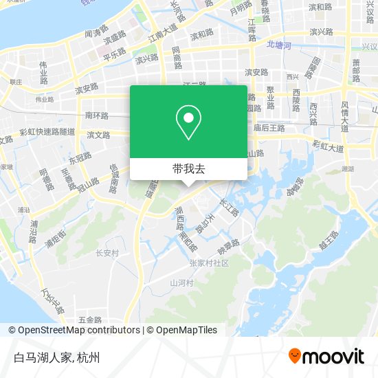 白马湖人家地图