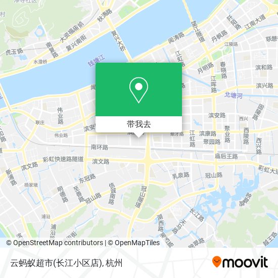 云蚂蚁超市(长江小区店)地图