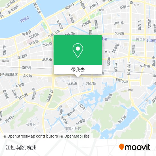 江虹南路地图