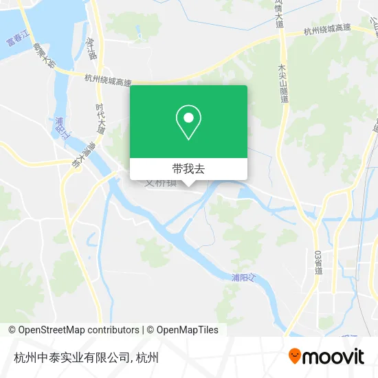 杭州中泰实业有限公司地图