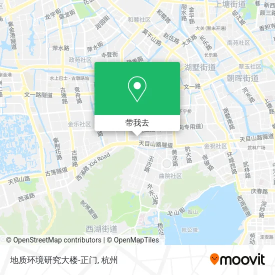 地质环境研究大楼-正门地图