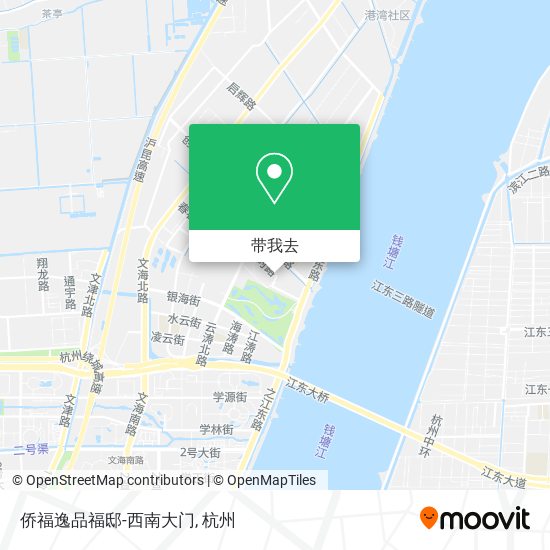 侨福逸品福邸-西南大门地图