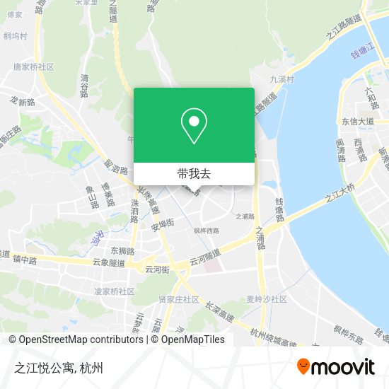 之江悦公寓地图