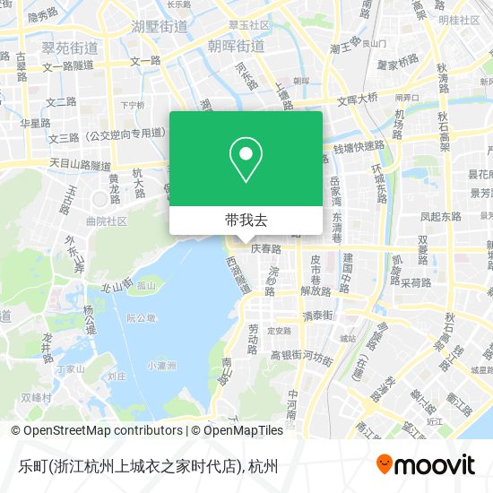 乐町(浙江杭州上城衣之家时代店)地图