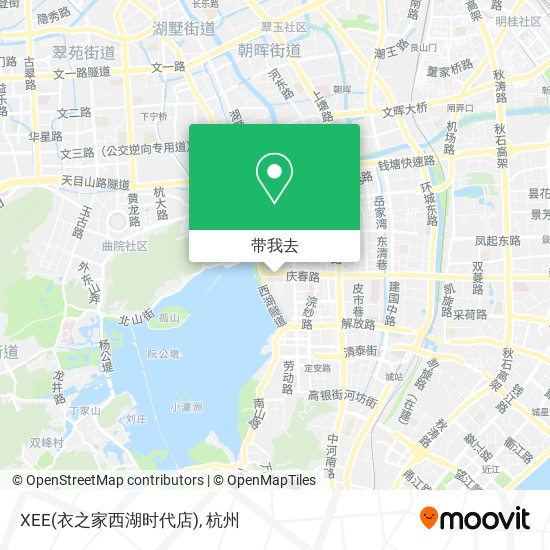 XEE(衣之家西湖时代店)地图