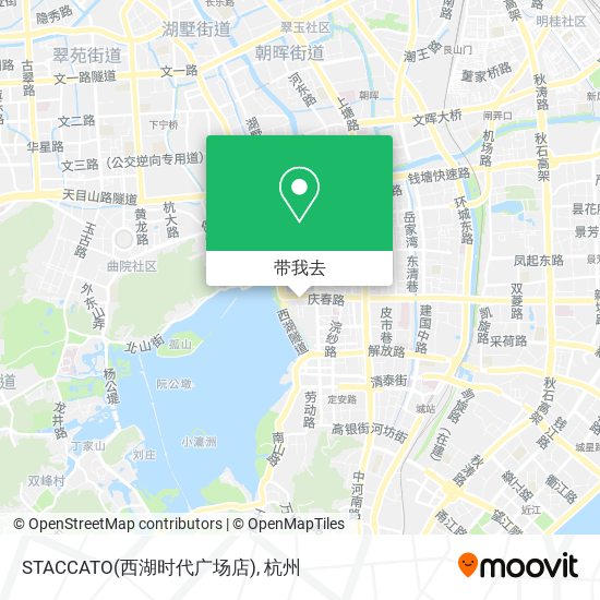 STACCATO(西湖时代广场店)地图