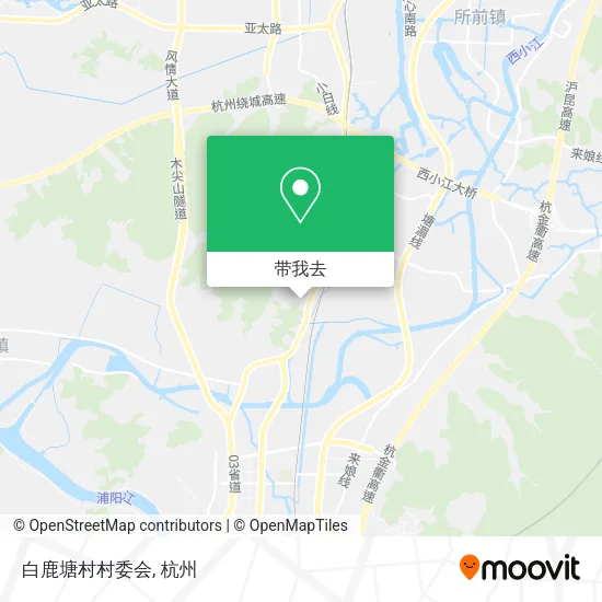 白鹿塘村村委会地图