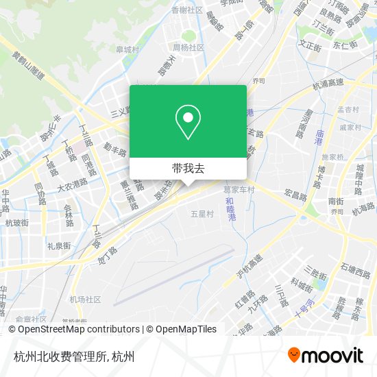 杭州北收费管理所地图