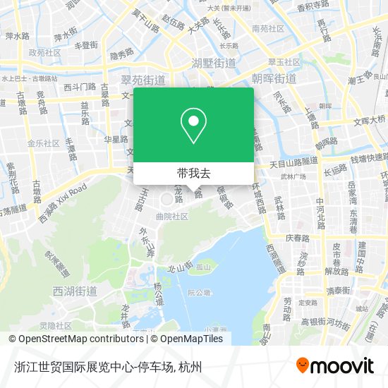 浙江世贸国际展览中心-停车场地图