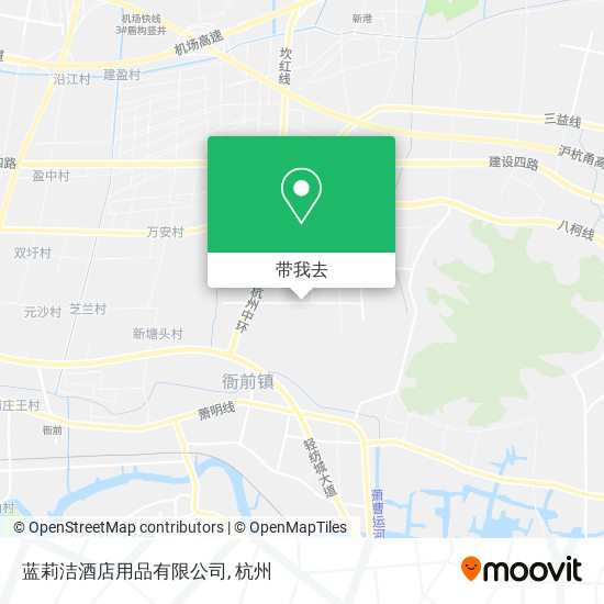 蓝莉洁酒店用品有限公司地图