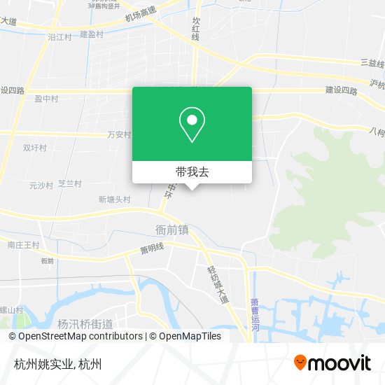杭州姚实业地图