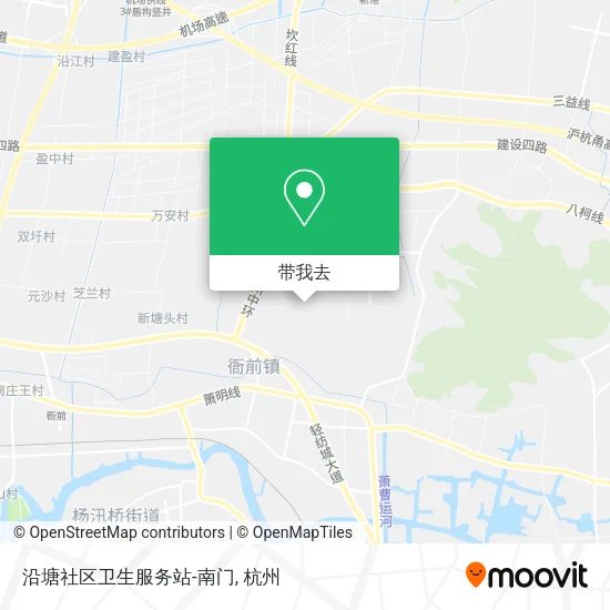 沿塘社区卫生服务站-南门地图