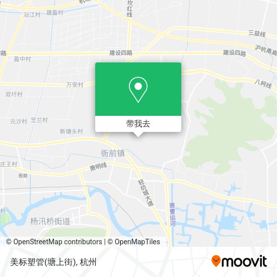 美标塑管(塘上街)地图