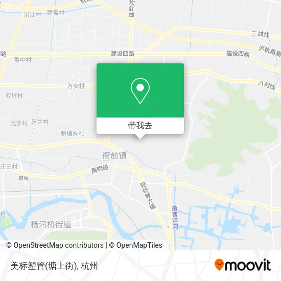 美标塑管(塘上街)地图