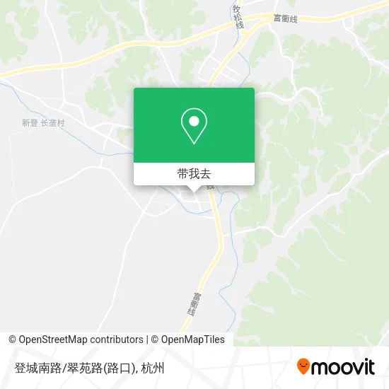 登城南路/翠苑路(路口)地图