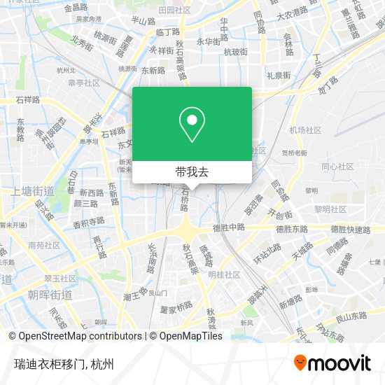 瑞迪衣柜移门地图