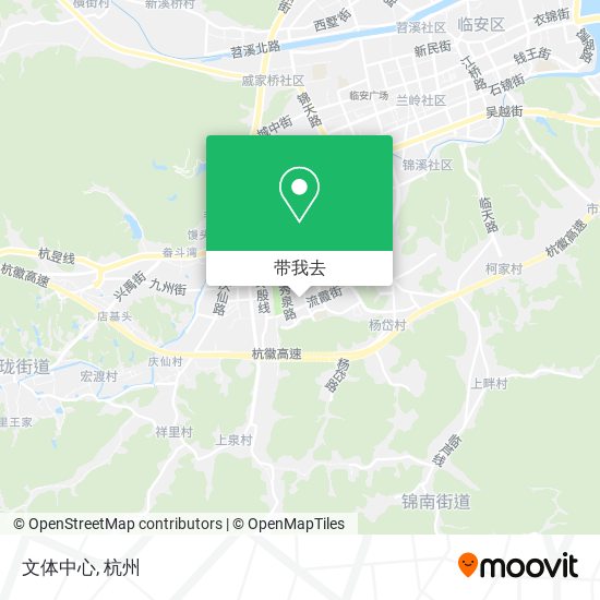文体中心地图
