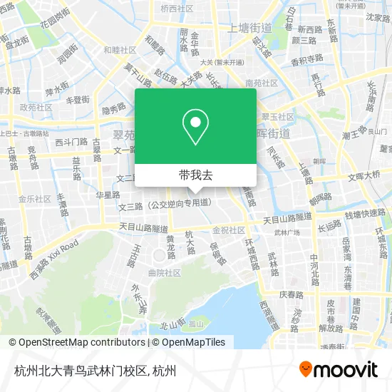 杭州北大青鸟武林门校区地图